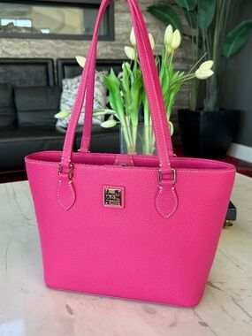 New Dooney & Bourke Lucca Leather Jessie Tote Bag